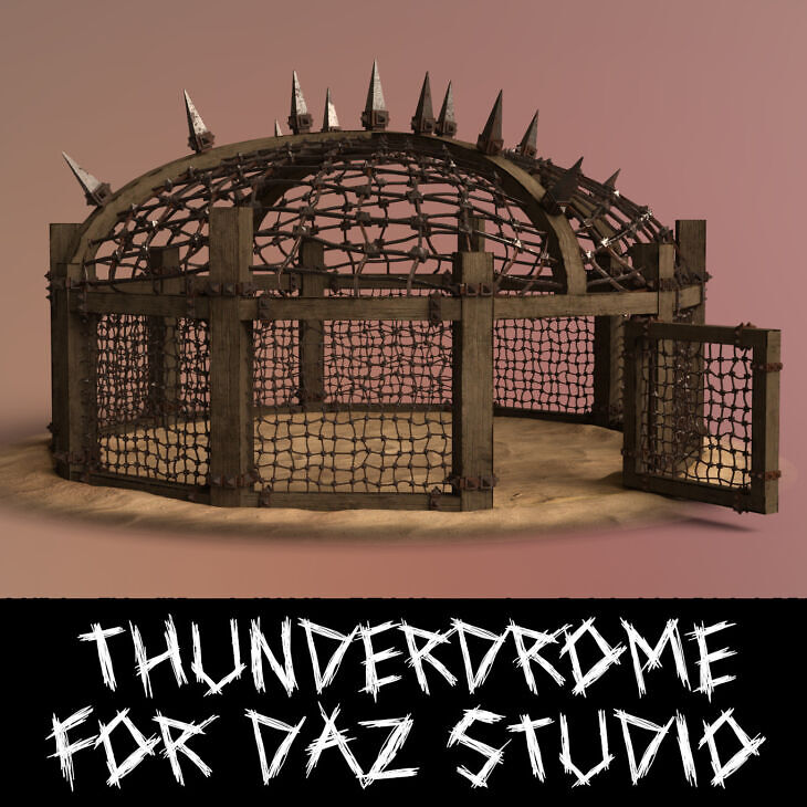 Prop – Thunderdrome Arena for Daz