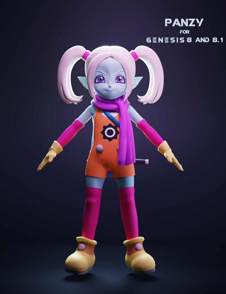 Panzy For Genesis 8 and 8.1 Female