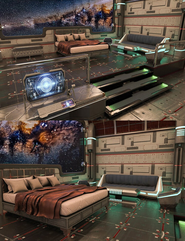 Captain Space Bedroom