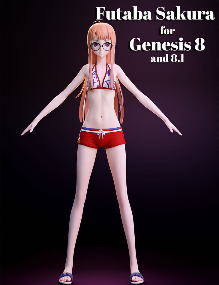 Futaba Sakura for Genesis 8 and 8.1 Female