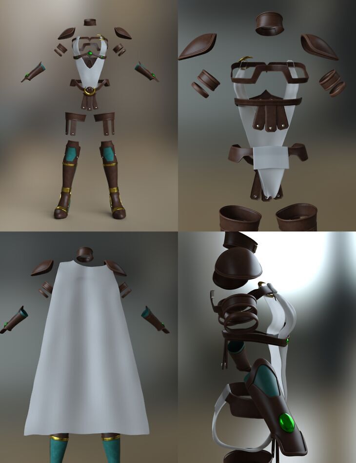 Artemis Outfit for G8F