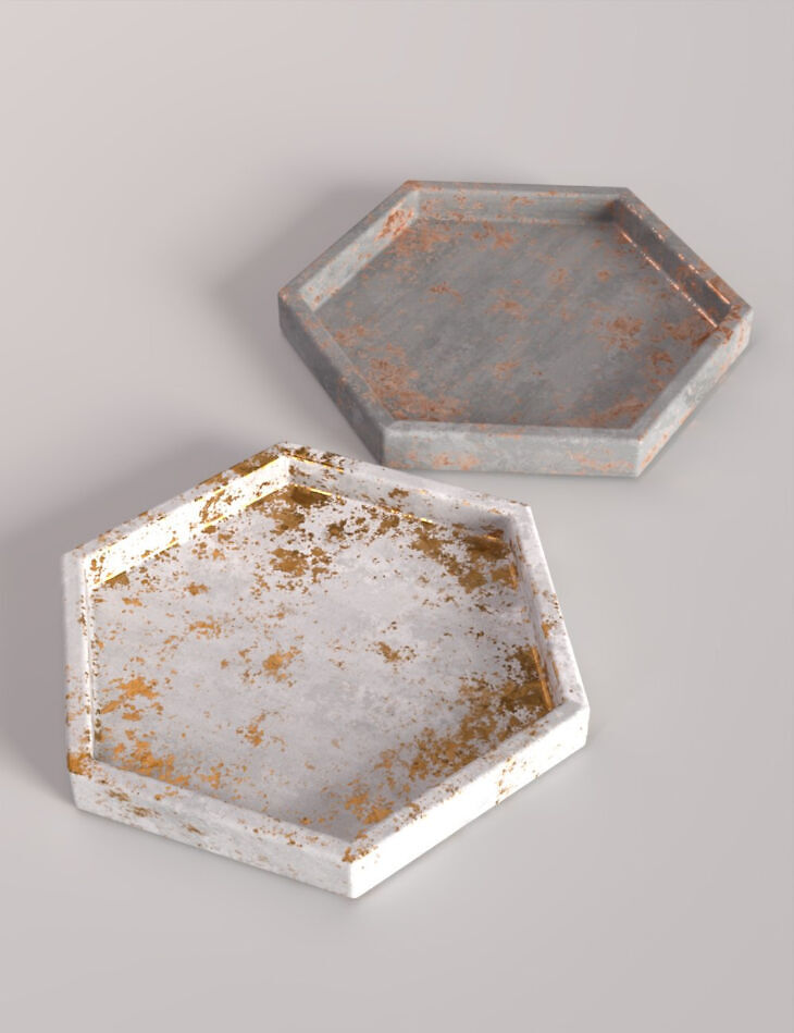 Member Festival Resin Trinket Tray Hex Addon