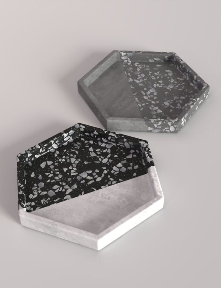 Member Festival Resin Trinket Tray Hex