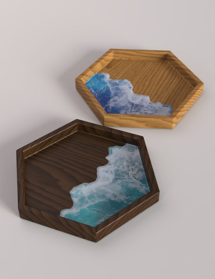 Member Festival Resin Trinket Tray Hex Addon Alt