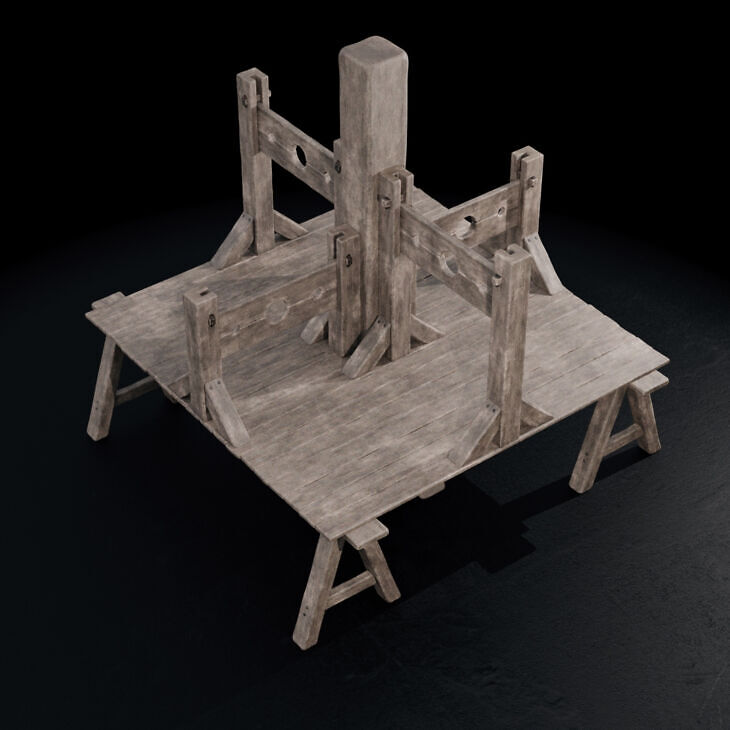 Historical Punishment Stocks & Pillories