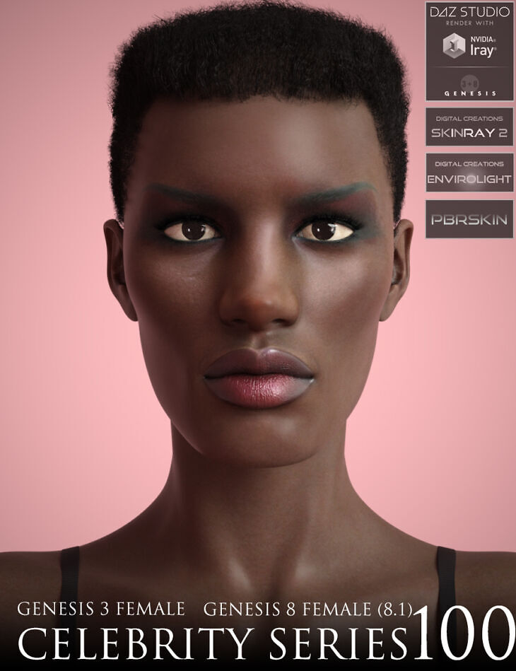 Celebrity Series 100 for Genesis 3 and Genesis 8 Female (8.1)