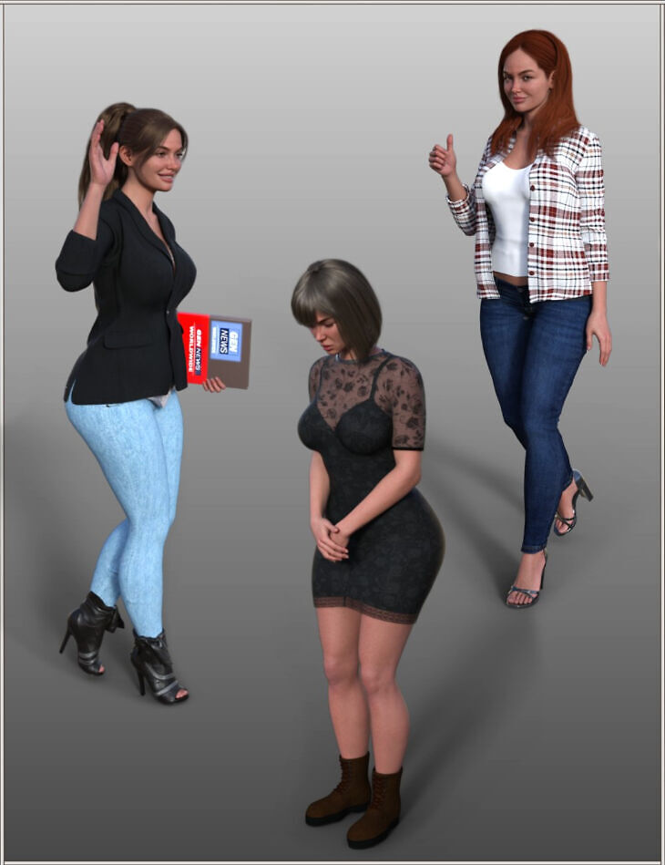 FG Everyday Poses for Genesis 9 Feminine