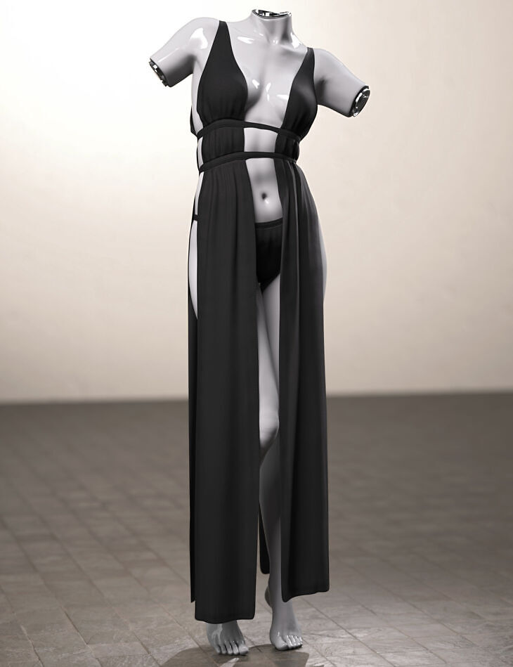 dForce Double Loin Dress for Genesis 9