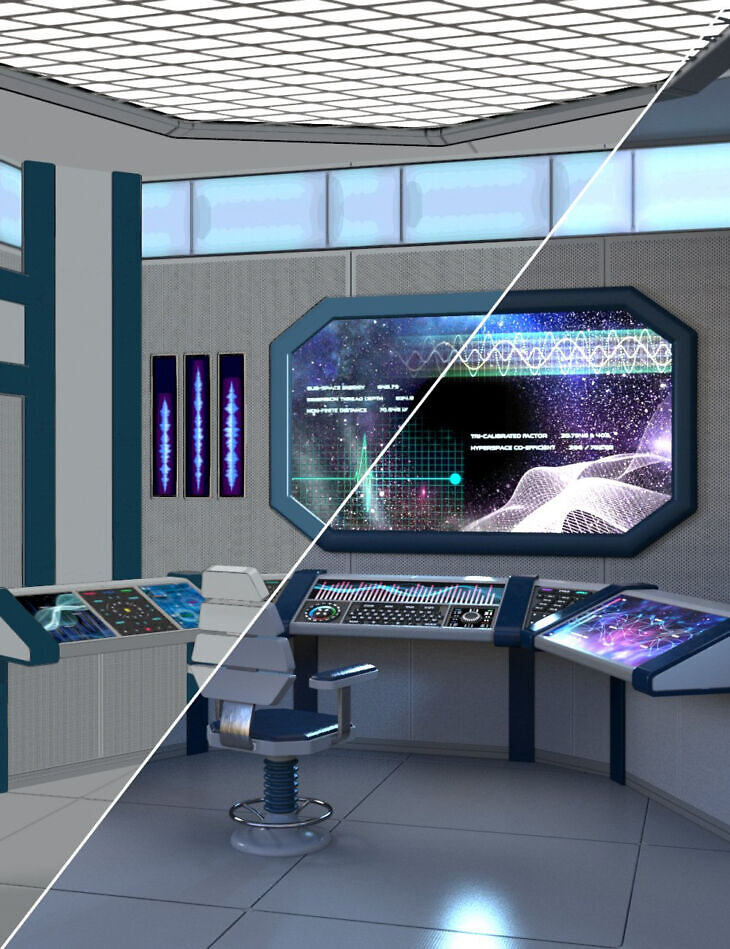 Sci-Fi Background Vignette