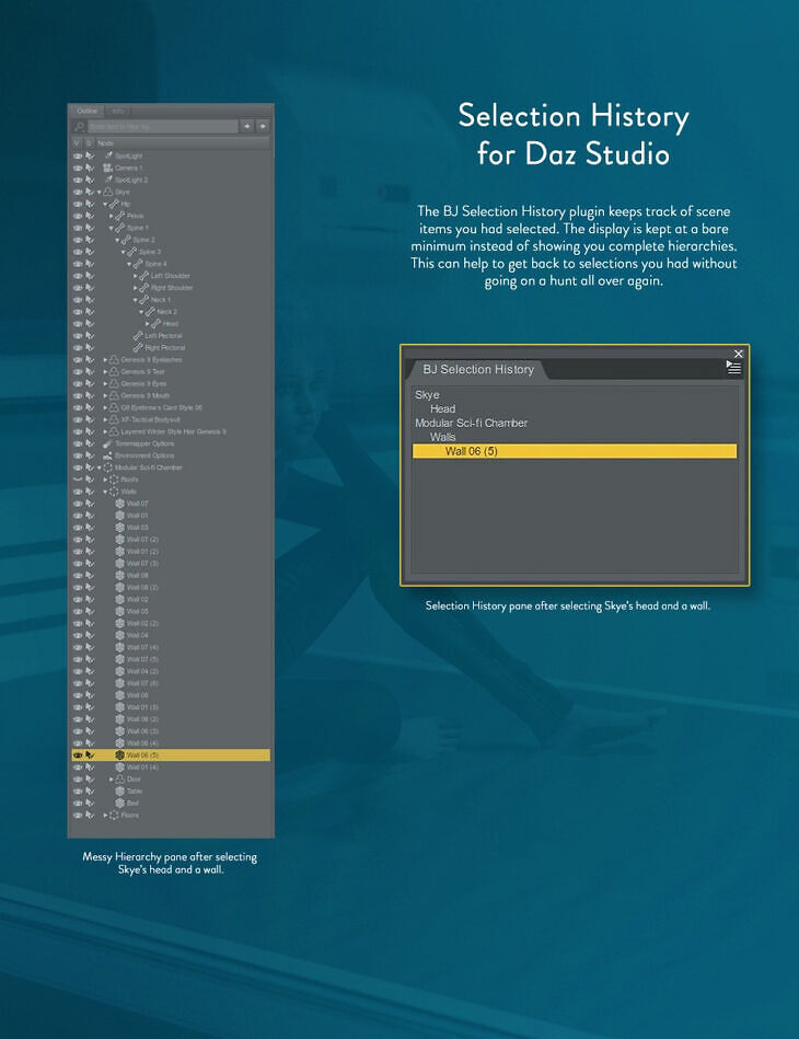 BJ Selection History Plugin