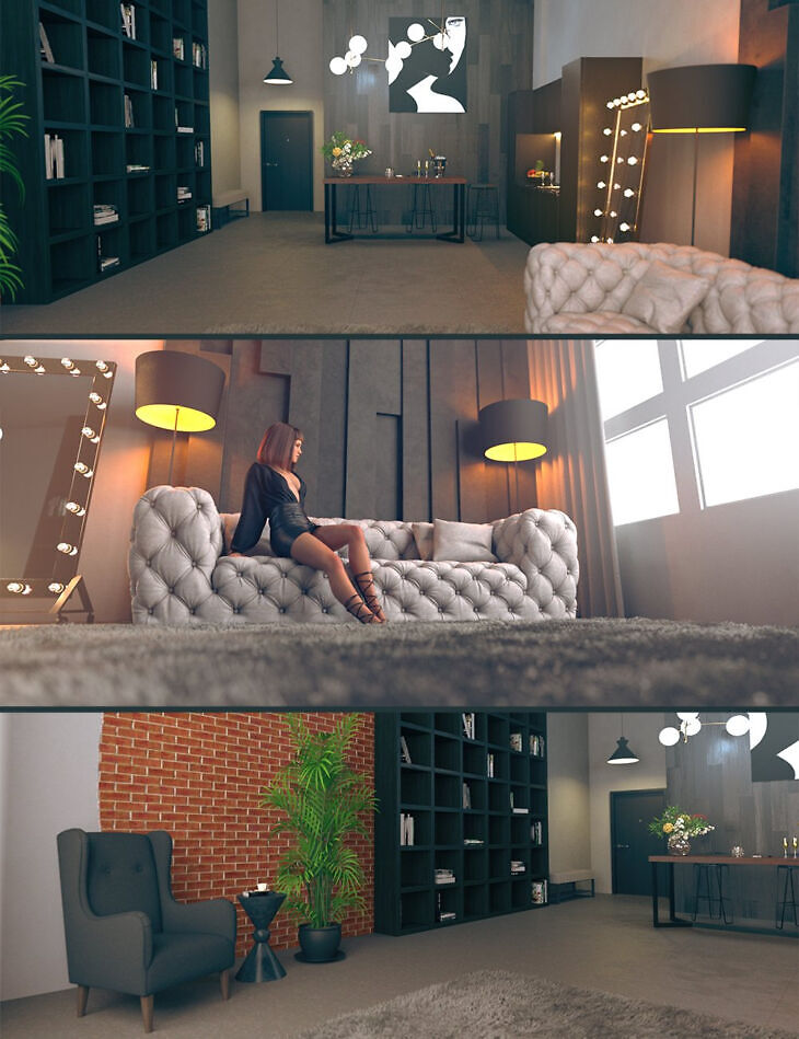 Fashion Photoshoot Scene 02