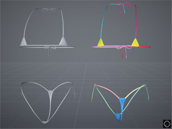 dForce Micro String Bikini for Genesis 9 Females