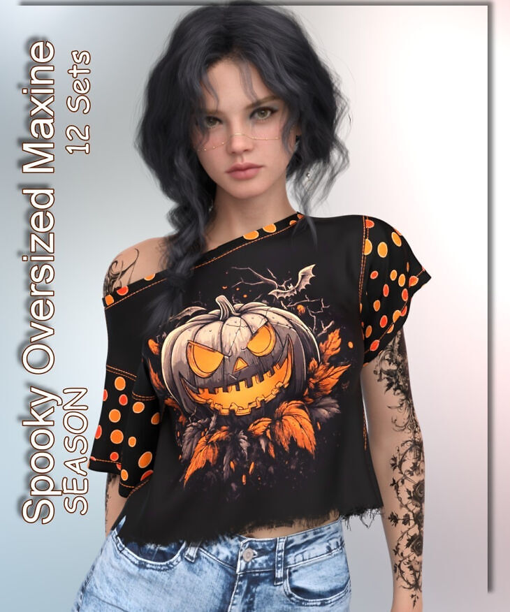 Spooky Season for Oversized Maxine