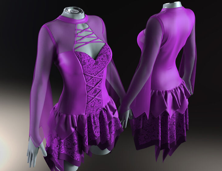 RQL-dForce Fallen Angel Halloween Costume G8/8.1 F