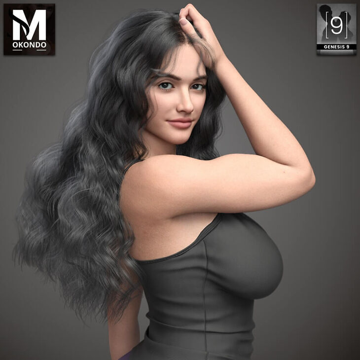 MOK Donnena for Genesis 9 ( 8K + Smile Expressions )