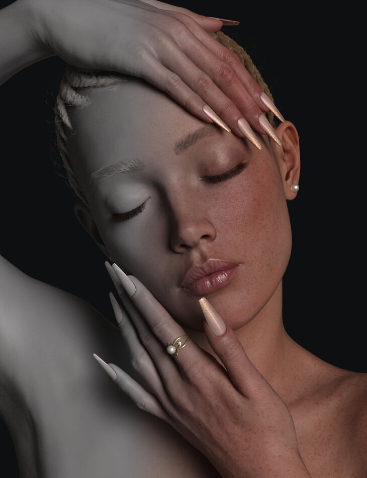 FK Manicure Muse Morphs and Materials for Genesis 9 MR Bundle