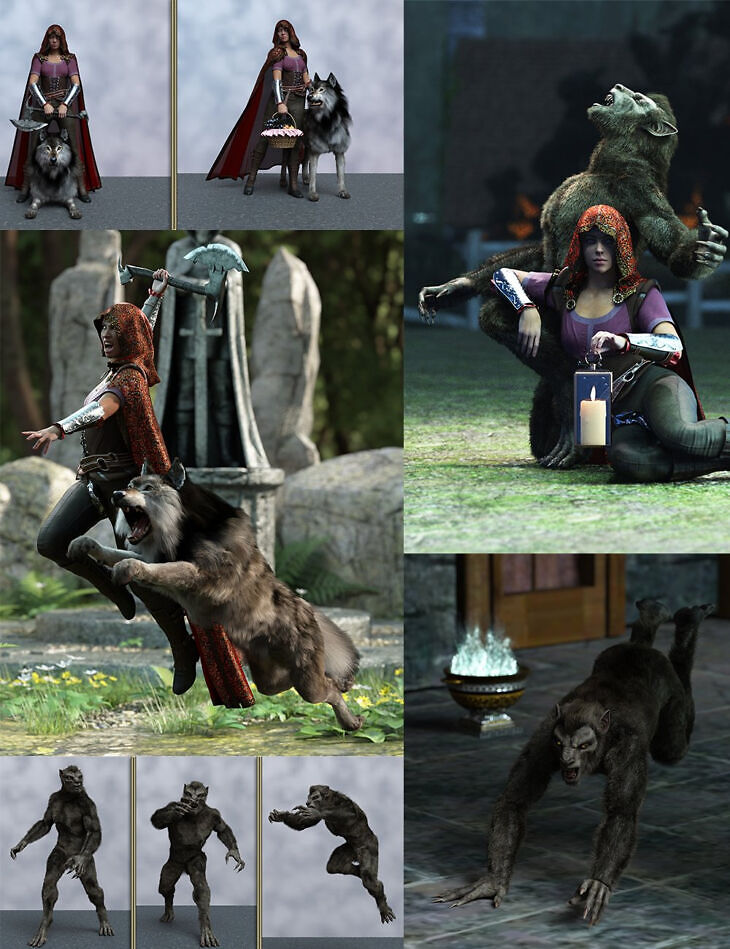 Red Love Pose Bundle