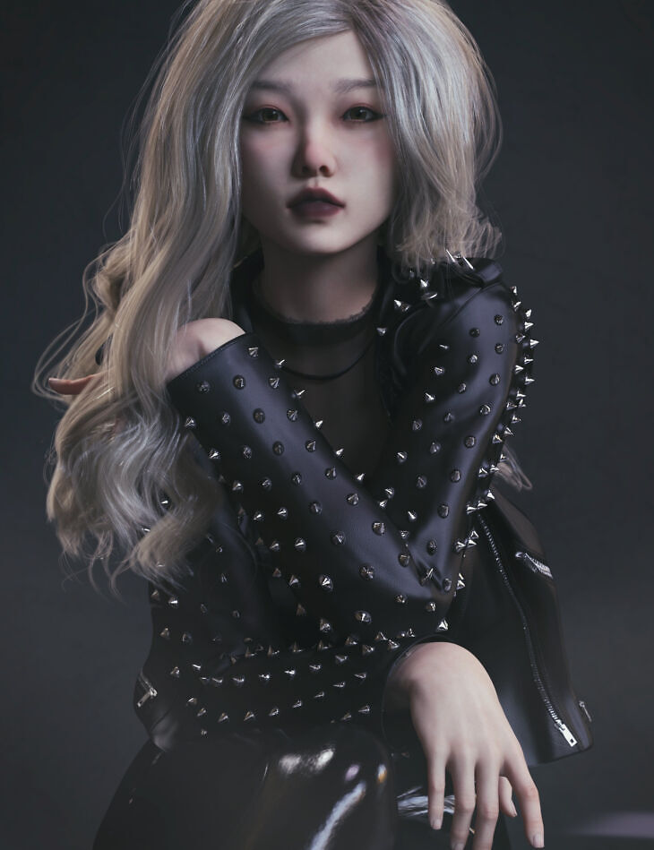CNB Long Fei Hu HD Character, dForce Clothing and Hair Bundle for Genesis 9