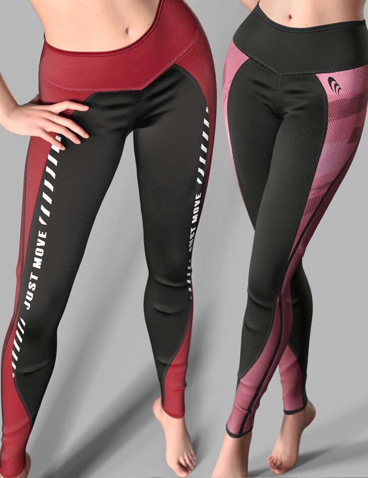 Vision for dForce High Sport Leggings Genesis 8-8.1F and G9
