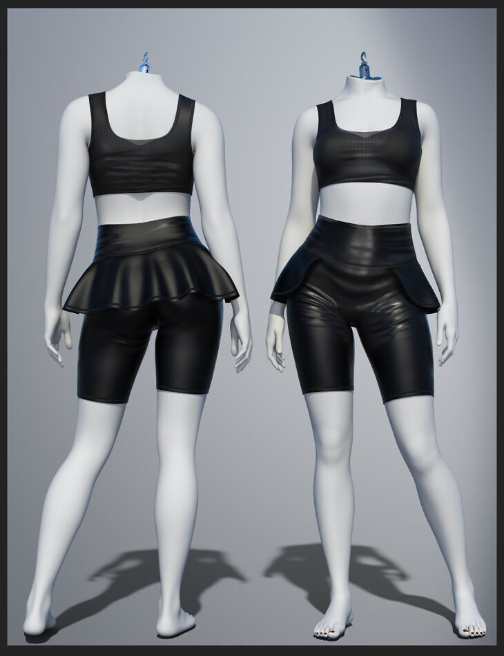 dForce SU Yoga Sportswear for Genesis 9