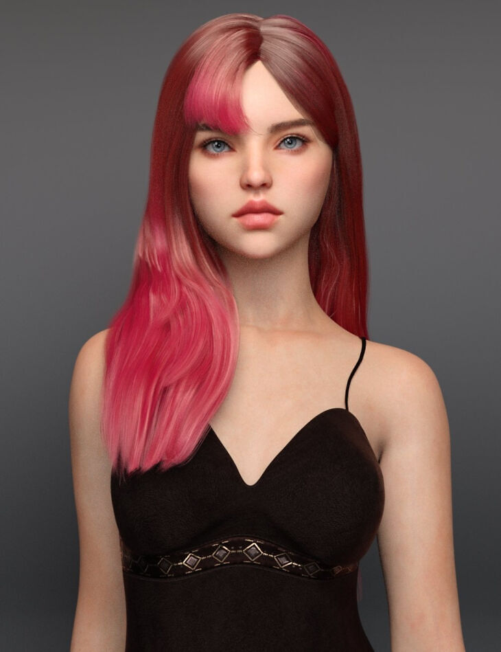 EG HIOM Hair, Hincz, and EG Lovely Poses for Genesis 9 Bundle