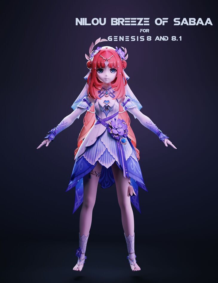 Nilou Breeze of Sabaa For Genesis 8 and 8.1 Female