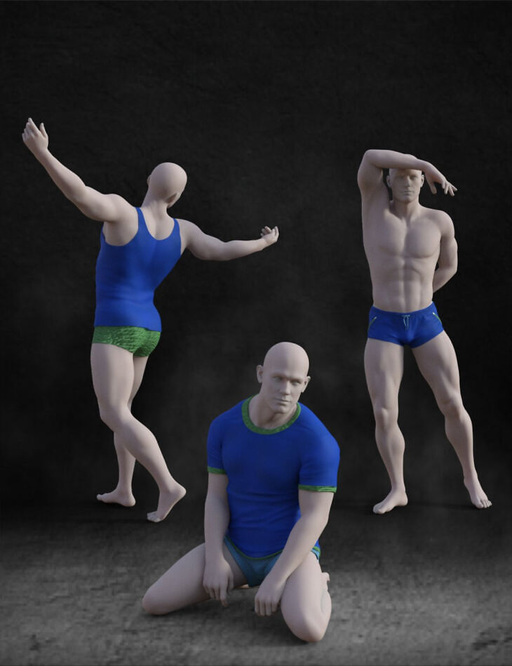 Amazing Model Males 3 for Genesis 9, 8.1, 8, and 3 Males