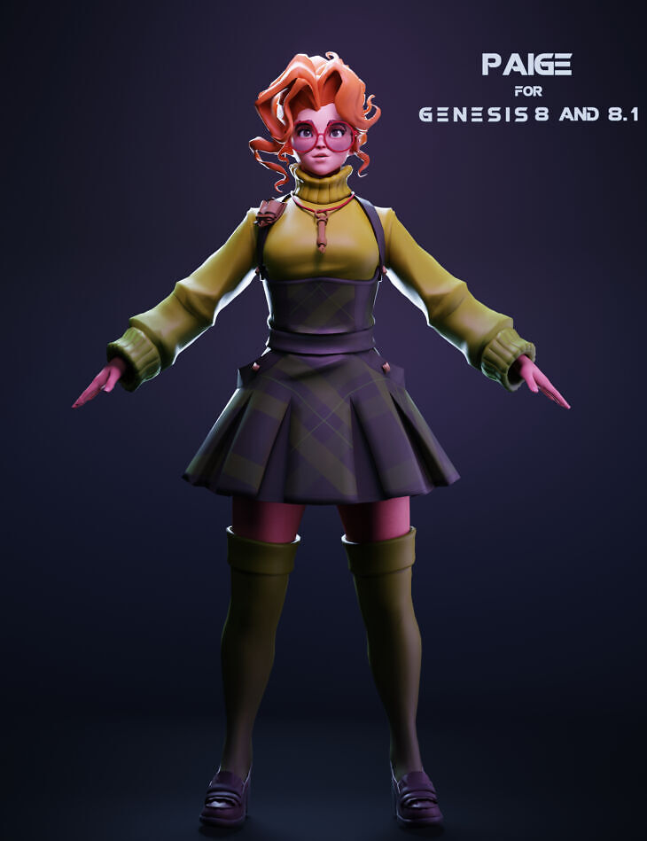 Paige For Genesis 8 and 8.1 Female