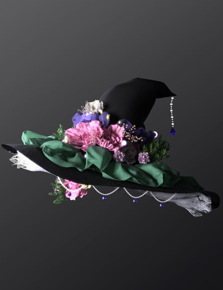 Floral Witch’s Hat