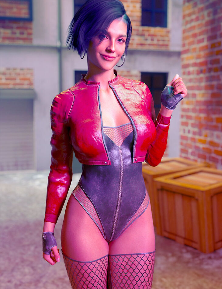 M3D dForce Leather Outfit for Genesis 9