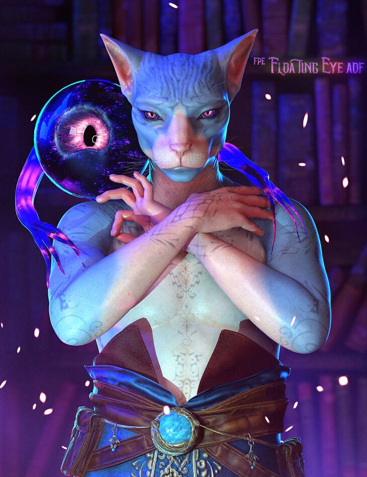FPE Floating Eye Add-On Fantasy for Genesis 9 and 8.1