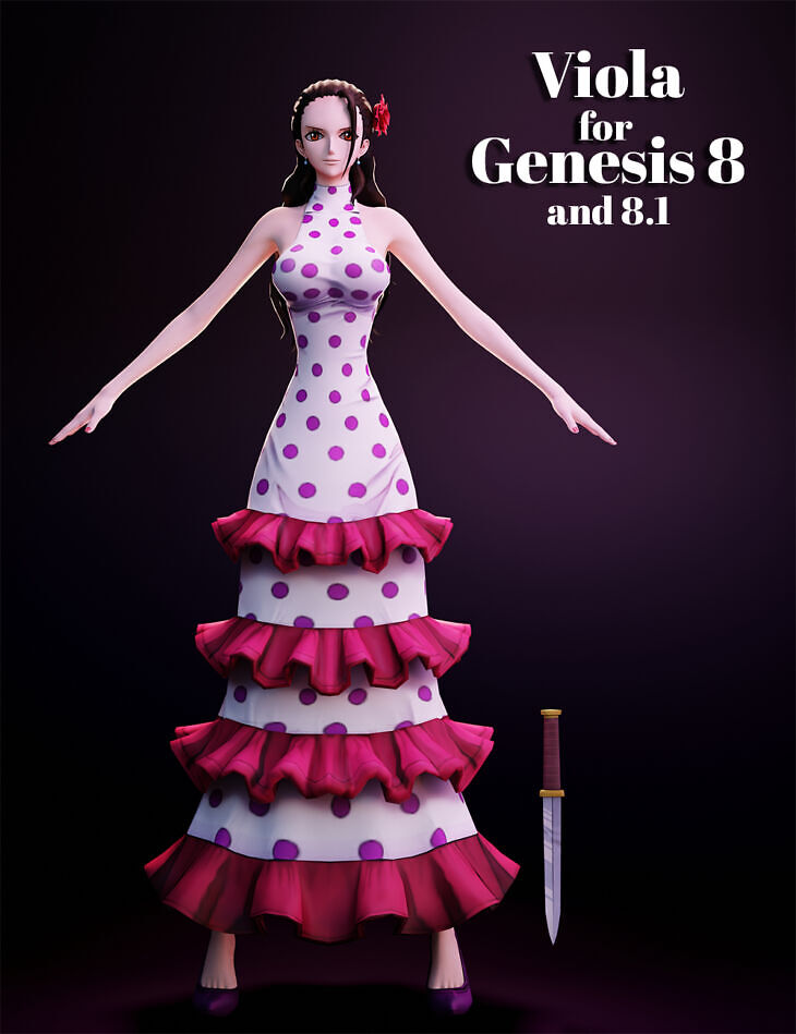 Viola for Genesis 8 and 8.1 Female