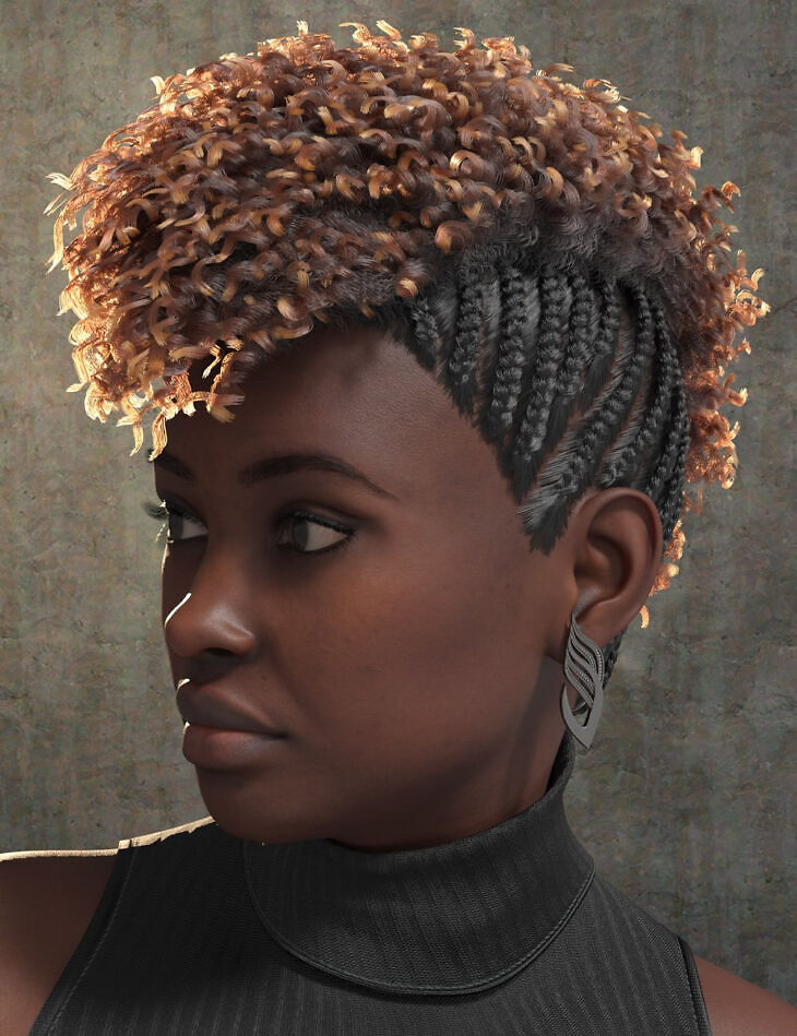 dForce AO Nanjala Hair for Genesis 9