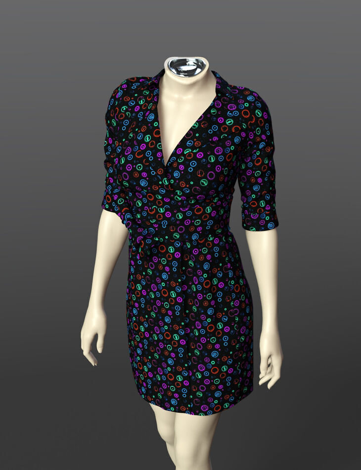 dForce SPR Suit Dress for Genesis 9