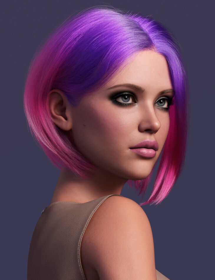 dForce Strand-Based Early Summer Bob Hair Color Expansion