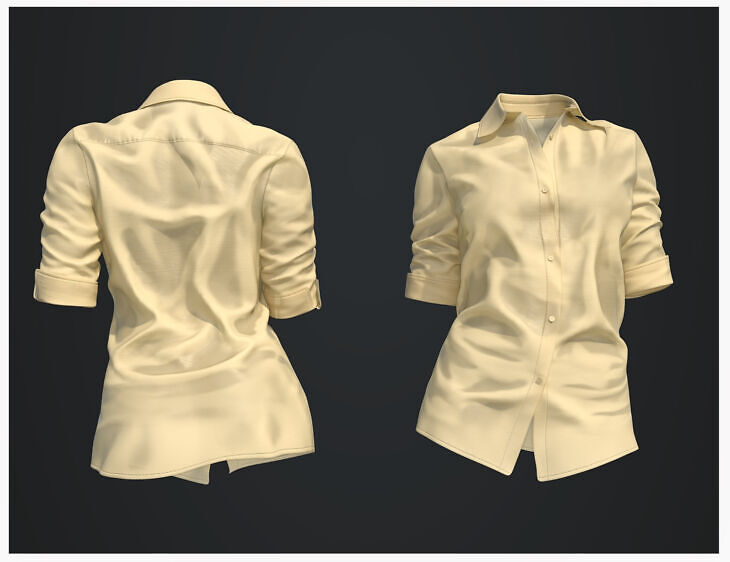 dForce SU Loose Shirt for Genesis 9