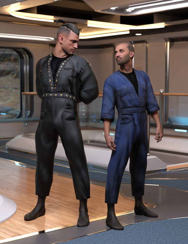 dForce Star Explorers Jumpsuit Iray Textures