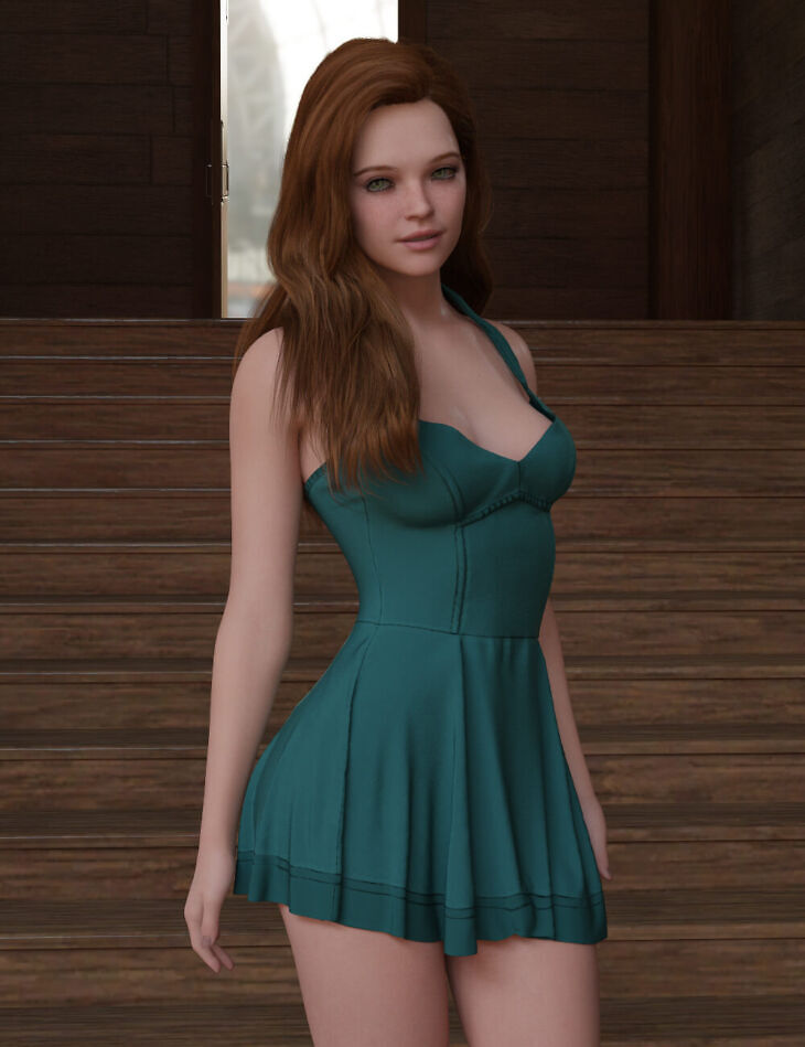MGAB Cute Dress for Genesis 8 Female and Genesis 9