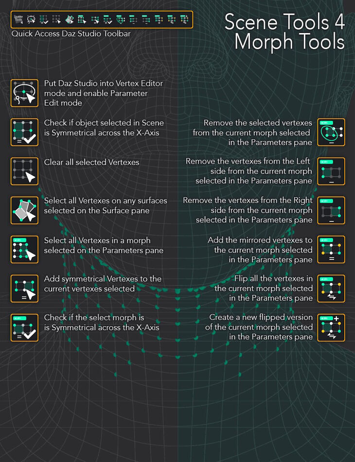 Daz Studio 4 Scene Tools 4 – Morph Tools