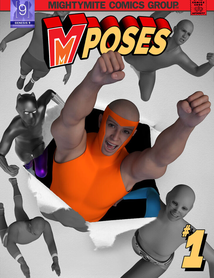 MightyMite Poses 001 Genesis 9